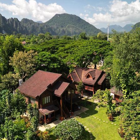 Namsong Bridge Bungalows Vang Vieng Ngoại thất bức ảnh