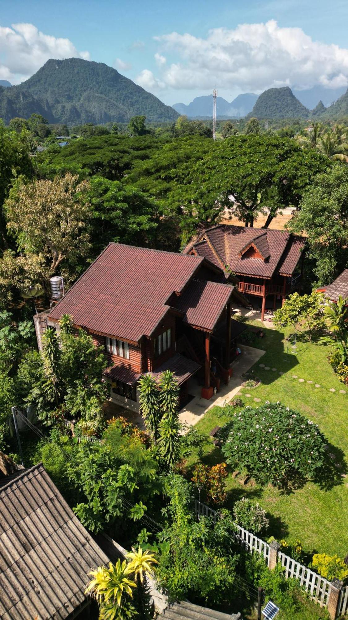 Namsong Bridge Bungalows Vang Vieng Ngoại thất bức ảnh