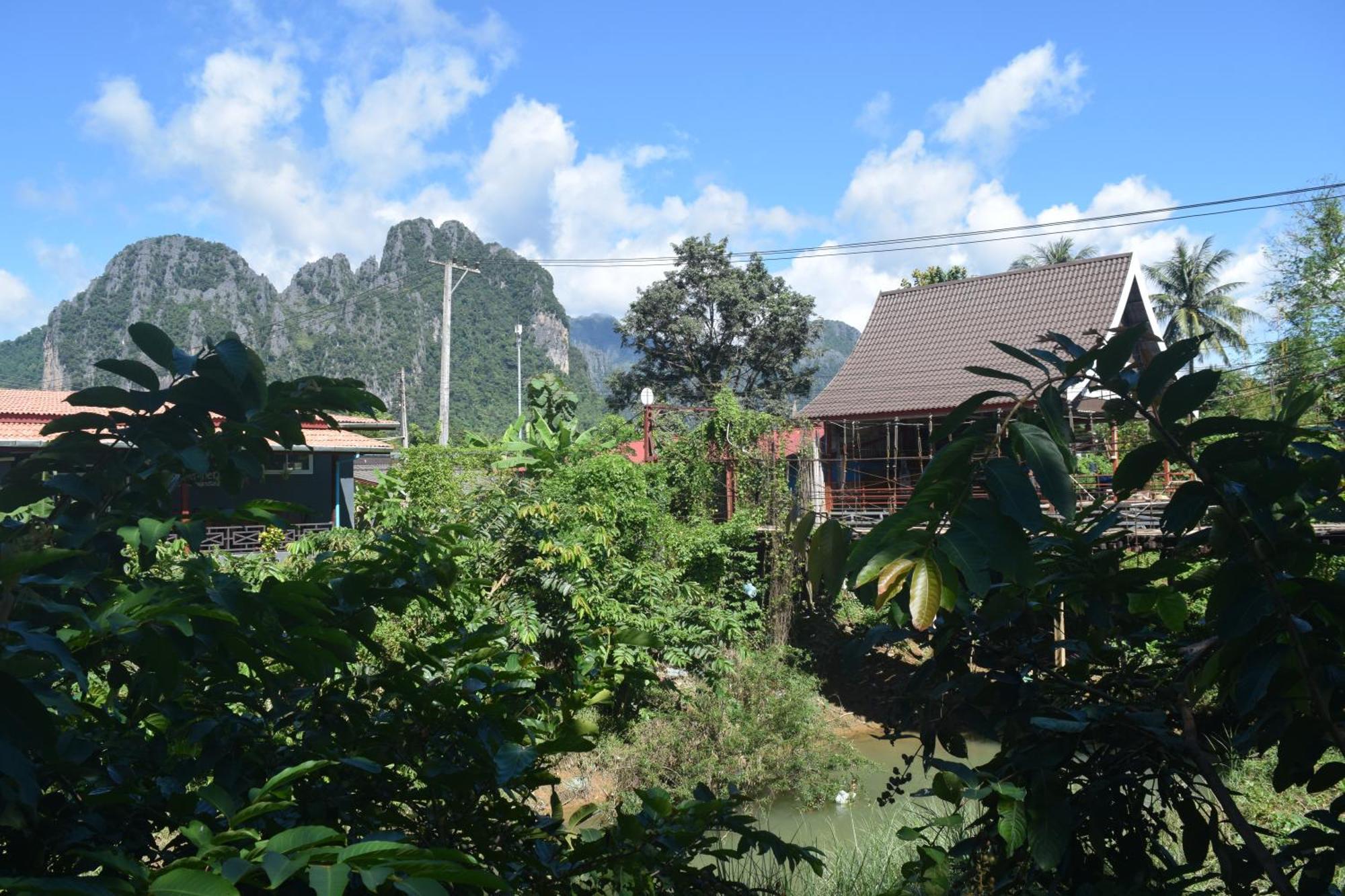 Namsong Bridge Bungalows Vang Vieng Ngoại thất bức ảnh