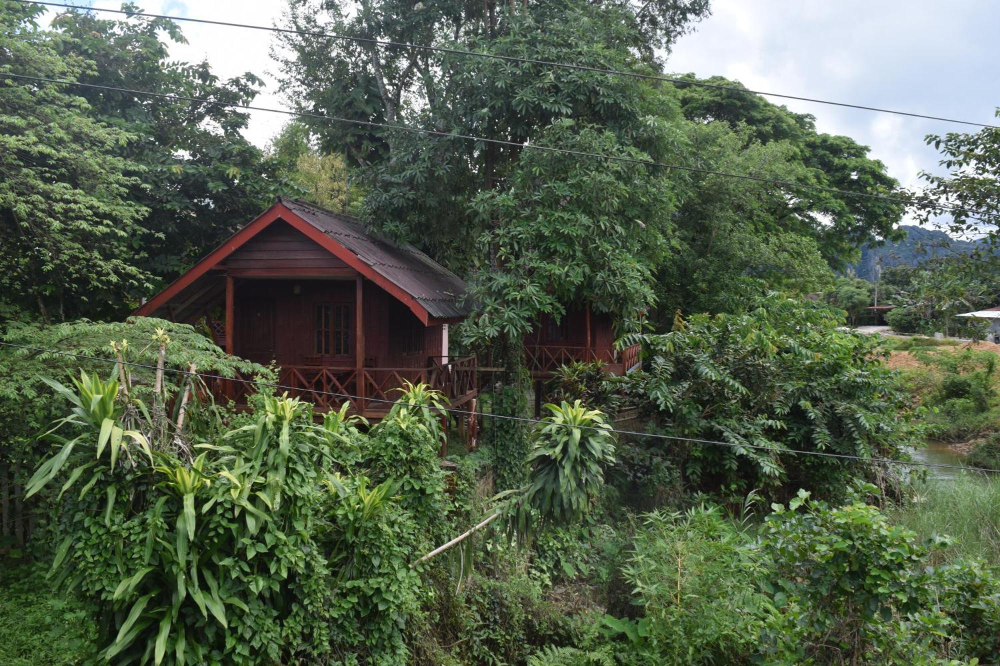 Namsong Bridge Bungalows Vang Vieng Ngoại thất bức ảnh